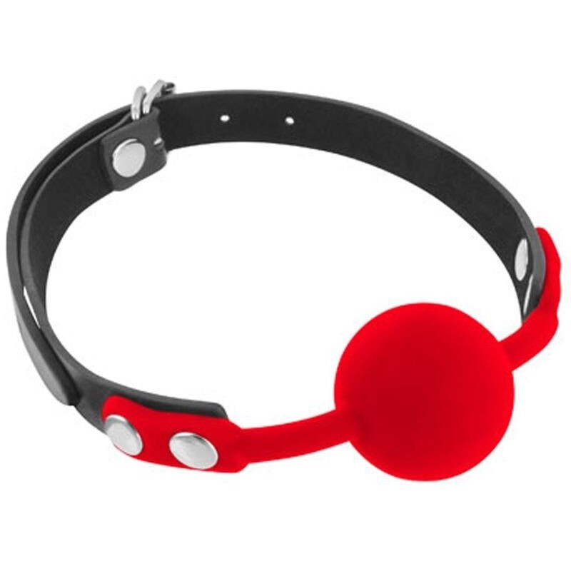 Baillon à boule rouge silicone