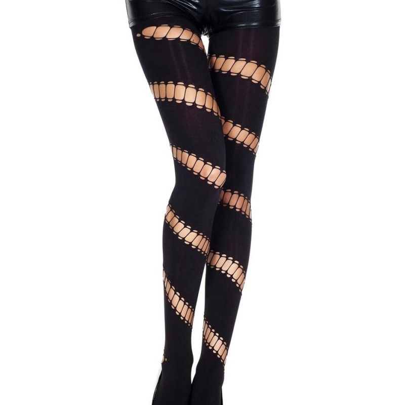 Collant legging noir avec ouvertures