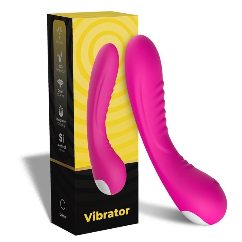 Vibromasseur usb en silicone médical rose - sextoys pas cher