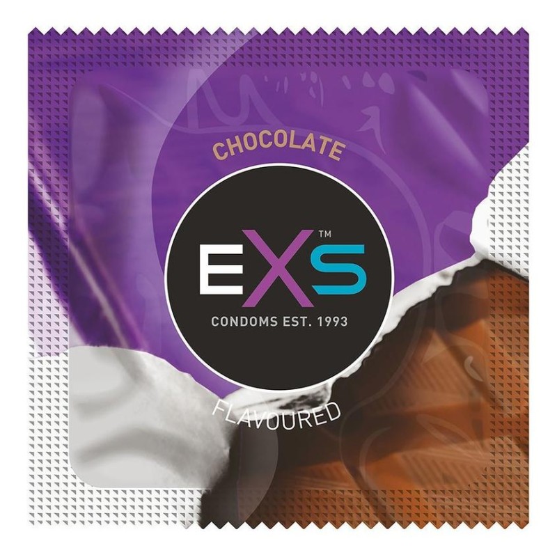 Préservatifs x2 lubrifiés en latex goût chocolat