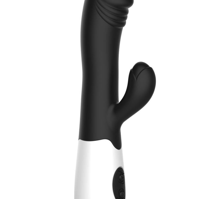 Vibromasseur rabbit noir 30 programmes rechargeable usb