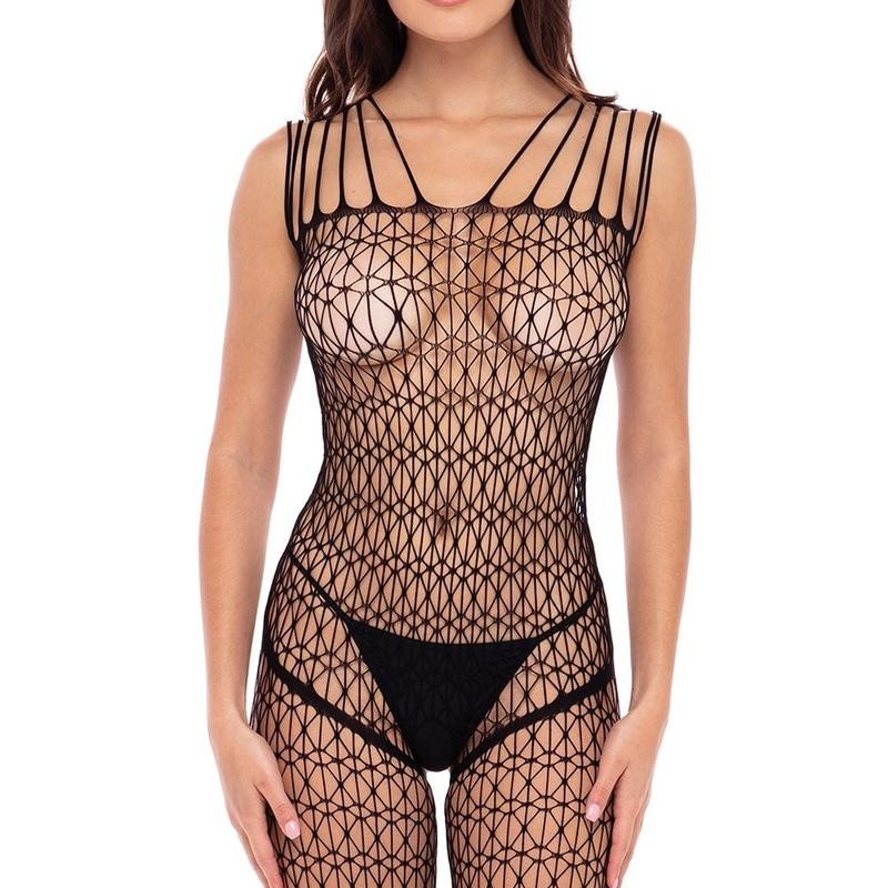 Bodystocking en résille noire | sextoys pas cher, lingerie sexy