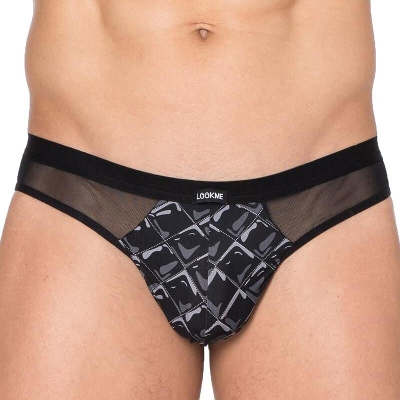 String à motif géométrique - String sexy homme