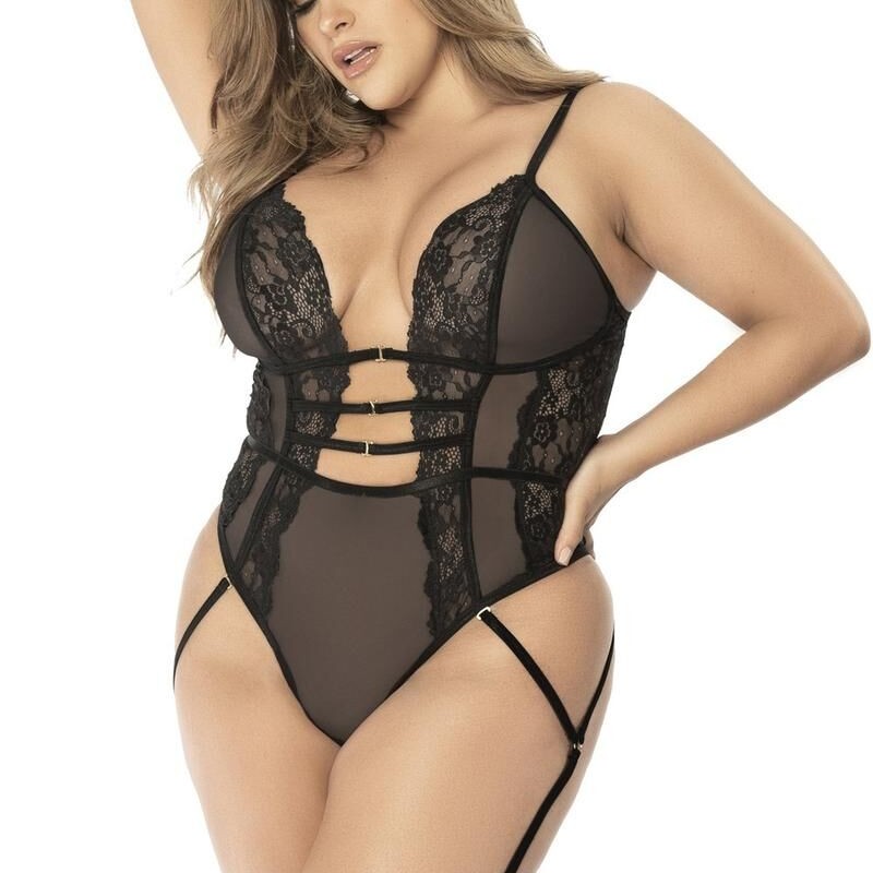 Body string grande taille dentelle pas cher - body sexy grande taille pas cher