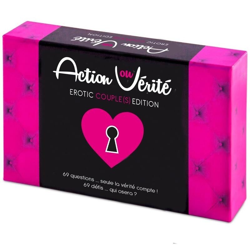 Jeu action ou vérité érotique pour couples et amis adultes