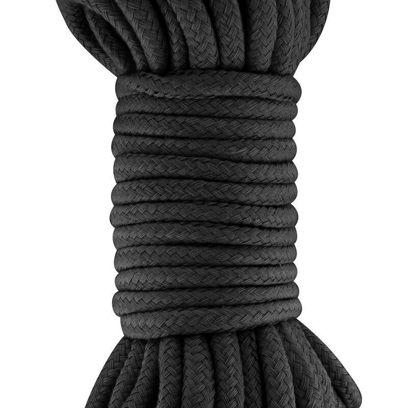 bondage : corde noire shibari 10m