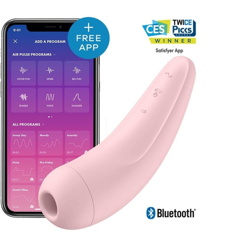 Stimulateur clitoridien sans contact et connecté Satisfyer | sextoy pas cher | lingerie sexy | cosmétiques érotiques |