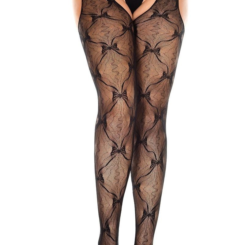 en de collants grande taille fantaisie avec noeuds