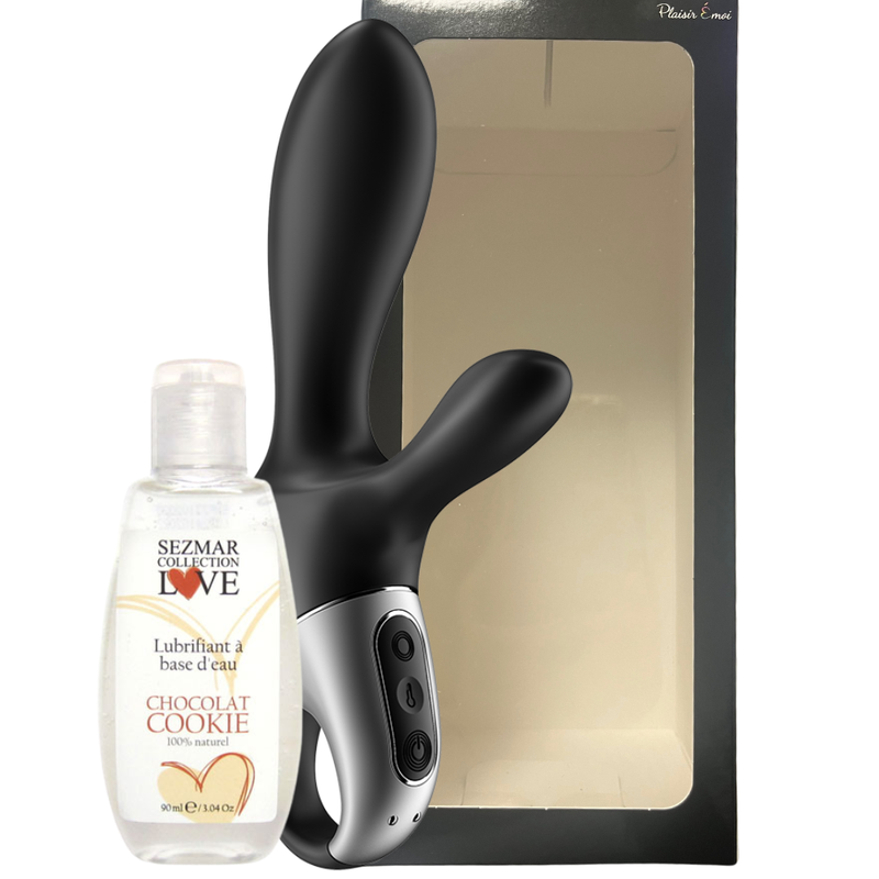 Offre duo Vibromasseur chauffant + Lubrifiant 90ML - Love City