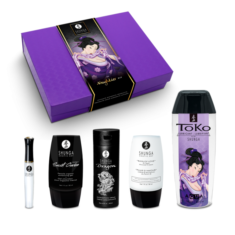 Coffret Edition Black Naughtier Geisha 5 produits - Shunga