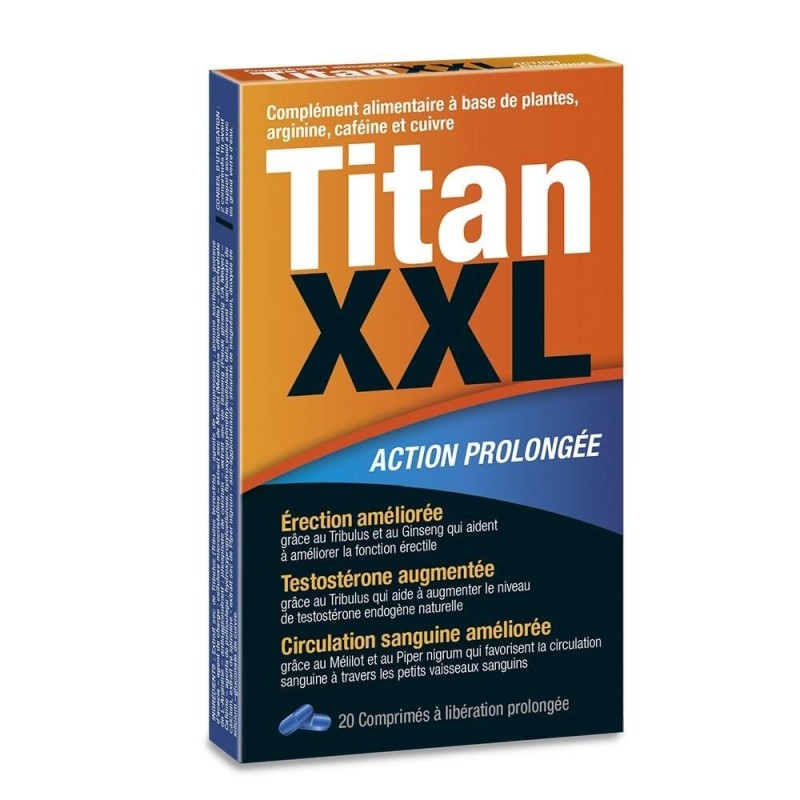 TitanXXL Stimulant sexuel - 20 gélules