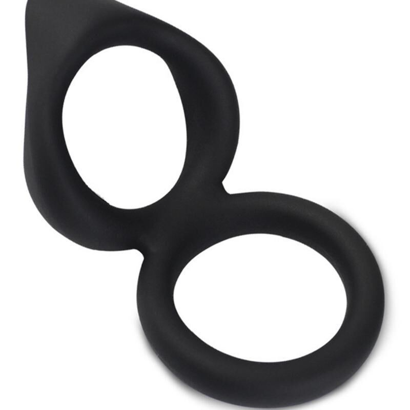 Double cockring multi position noir - Nv Toys