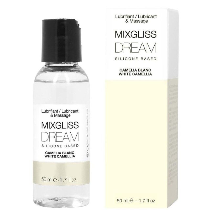 lubrifiant 2 en 1 de la marque mixgliss, gel de massage et lubrifiant silicone en distribution cldiffusion.