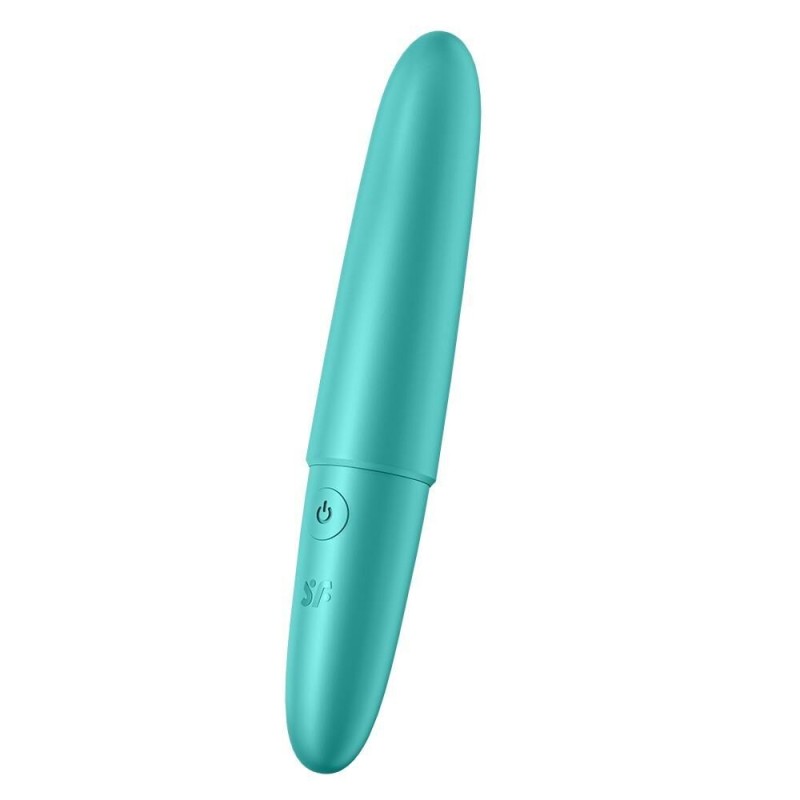 Vibromasseur turquoise USB Ultra Power Bullet 6 Satisfyer