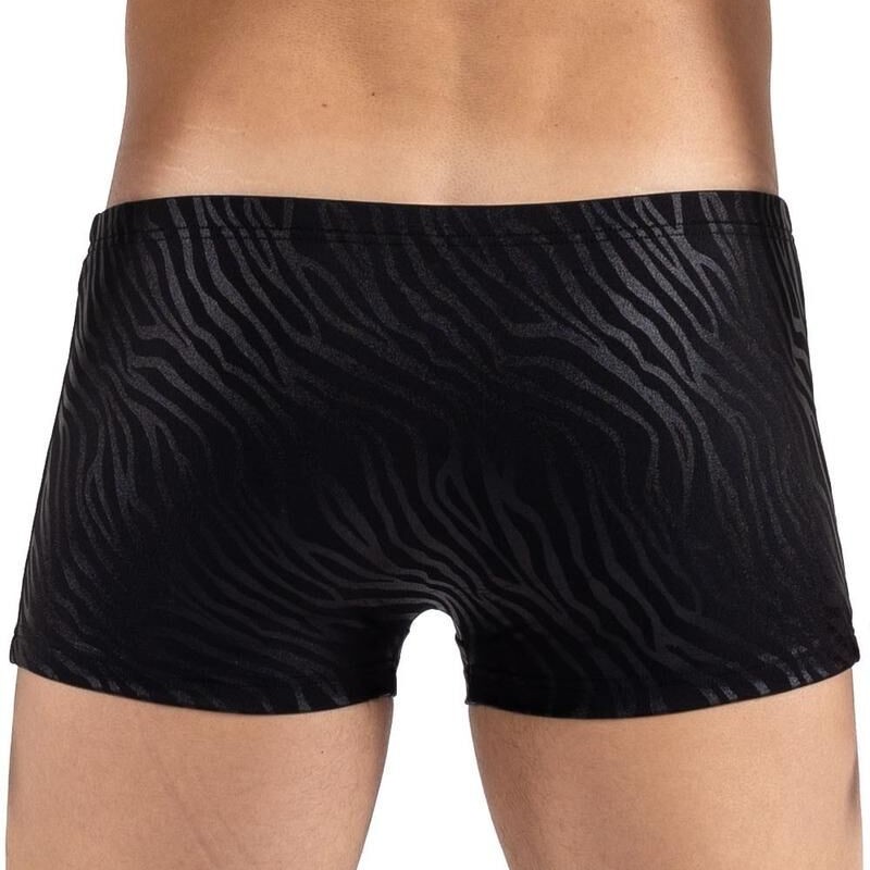 Boxer noir brillant Zebra - Lookme