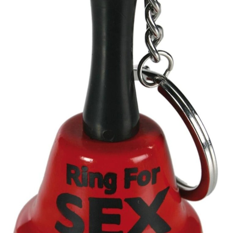 Cloche rouge "Ring for sex" - Gadgets humoristiques et érotiques à offrir