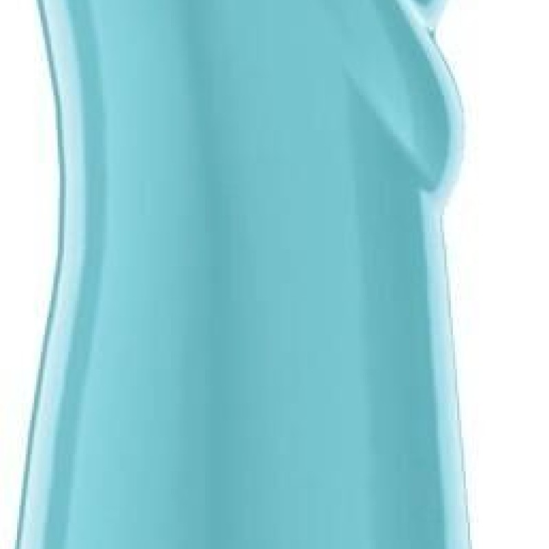 Vibromasseur avec strie turquoise point G multivitesse