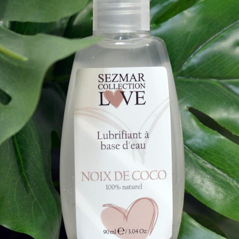 Lubrifiant à base d'eau, 100 % naturel,  Noix de Coco - Sezmar