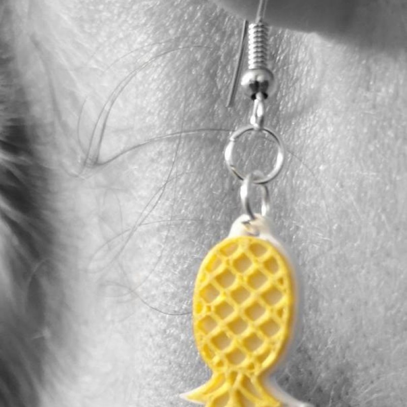 Boucle Oreille Ananas