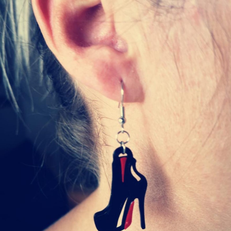 Boucle oreille Chaussure Talon