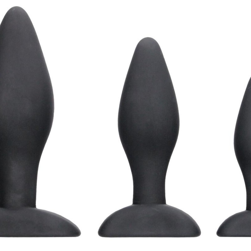 Lot de 3 Plugs Apex Butt Silicone