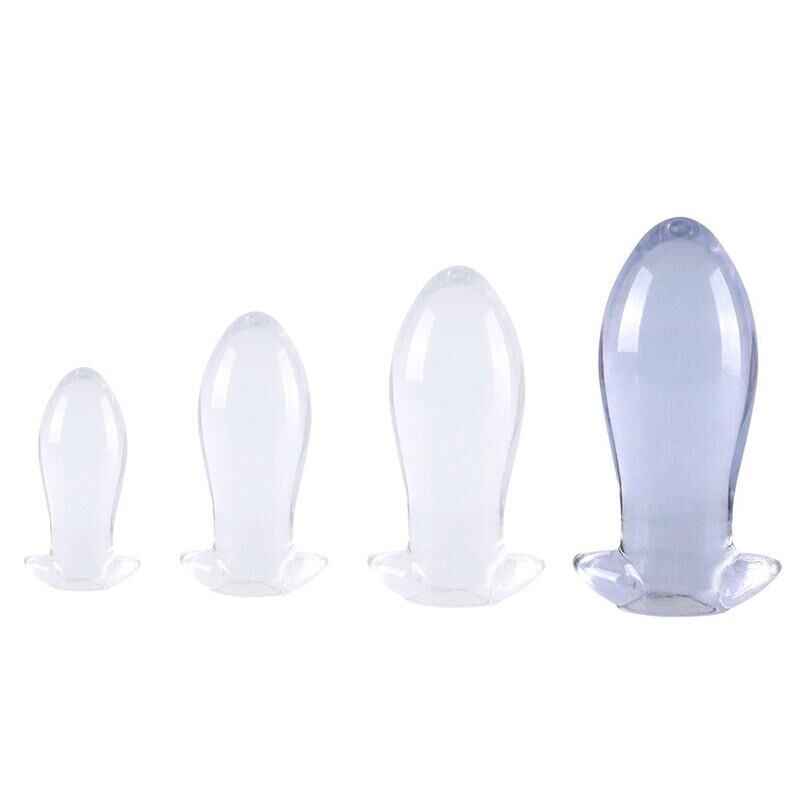 Plug Egg Clear XL 16 x 7cm Transparent