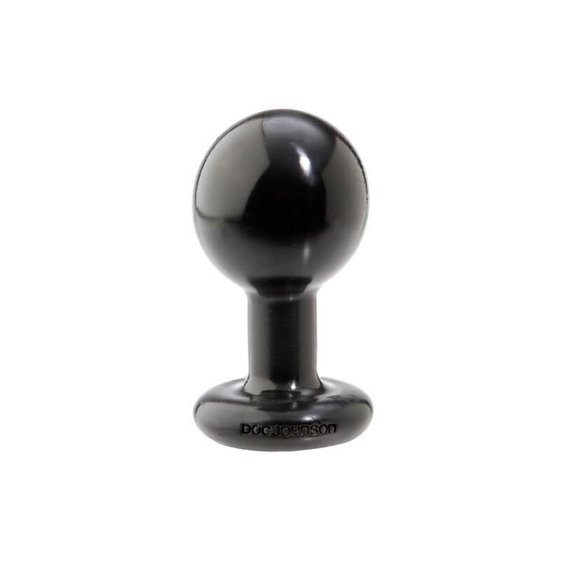 Plug Anal Round 10 x 6 cm Noir