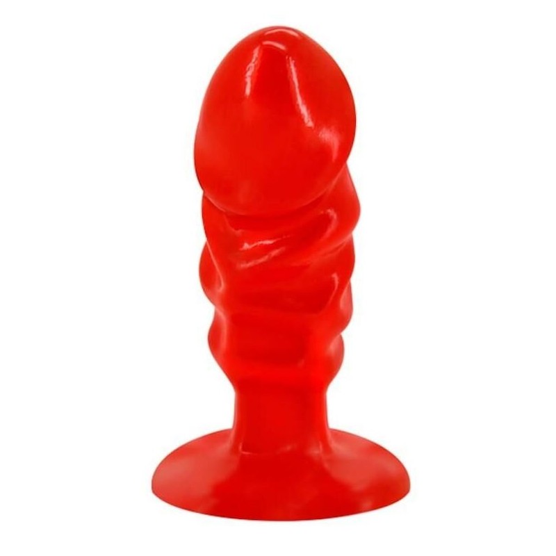 Plug Butt Dick 10 x 3.5cm Rouge