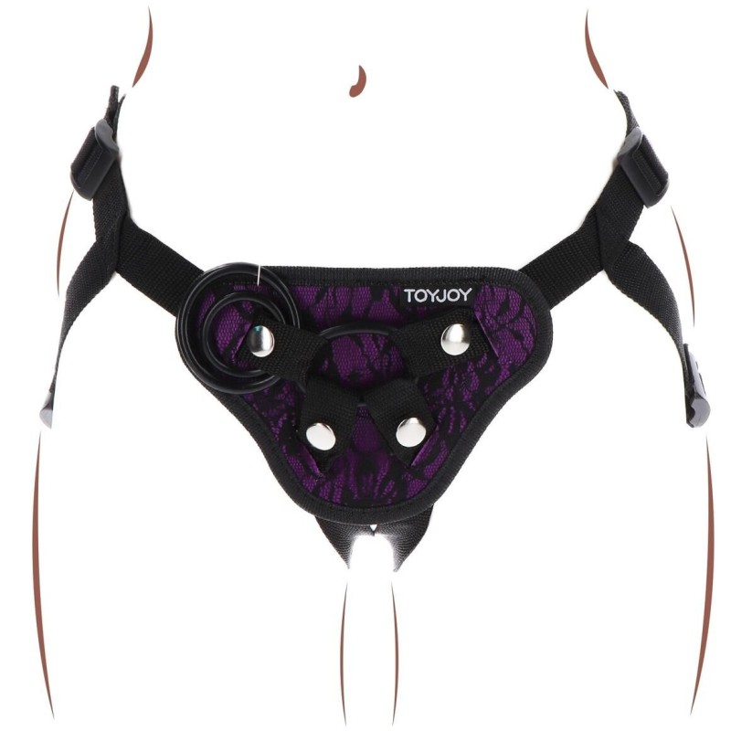 Harnais pour Gode ceinture Strap-On Get Real Violet