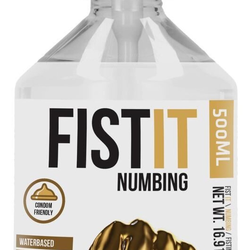 Lubrifiant relaxant Fist It Numbing - Bouteille Pompe 500ml