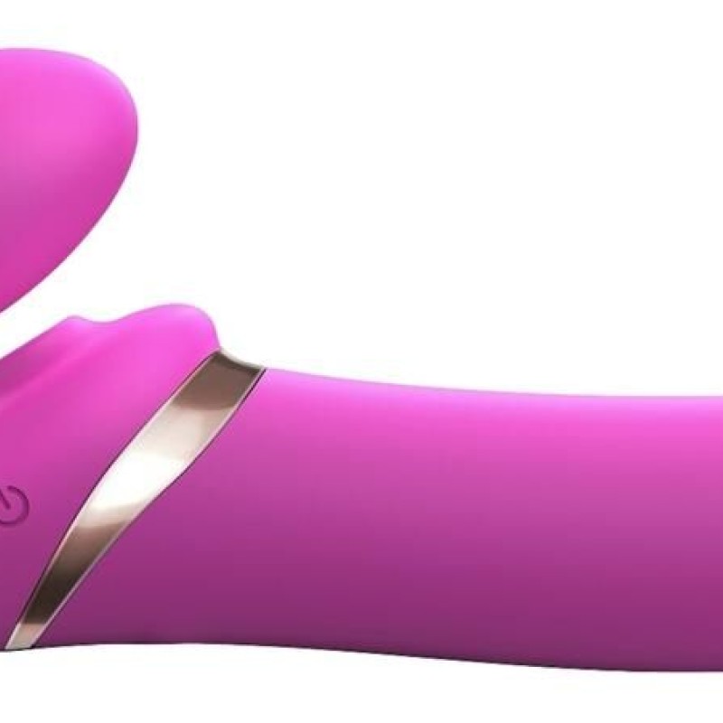 Dildo Multi Orgasm Strap-On-Me S 14.5 x 3.4cm Fuchsia