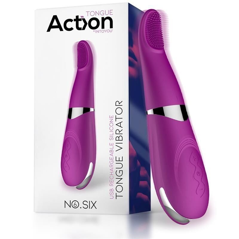 Stimulateur de clitoris Tongue Vibrator 19cm Violet