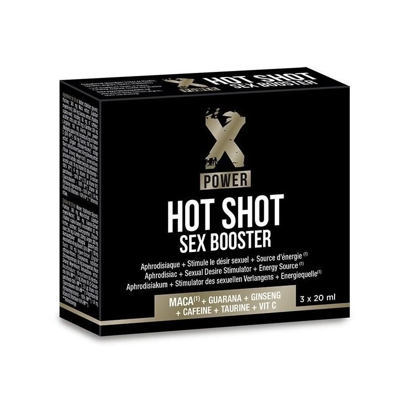 Aphrodisiaque Hot Shot Sex Booster XPower 3 x 20ml