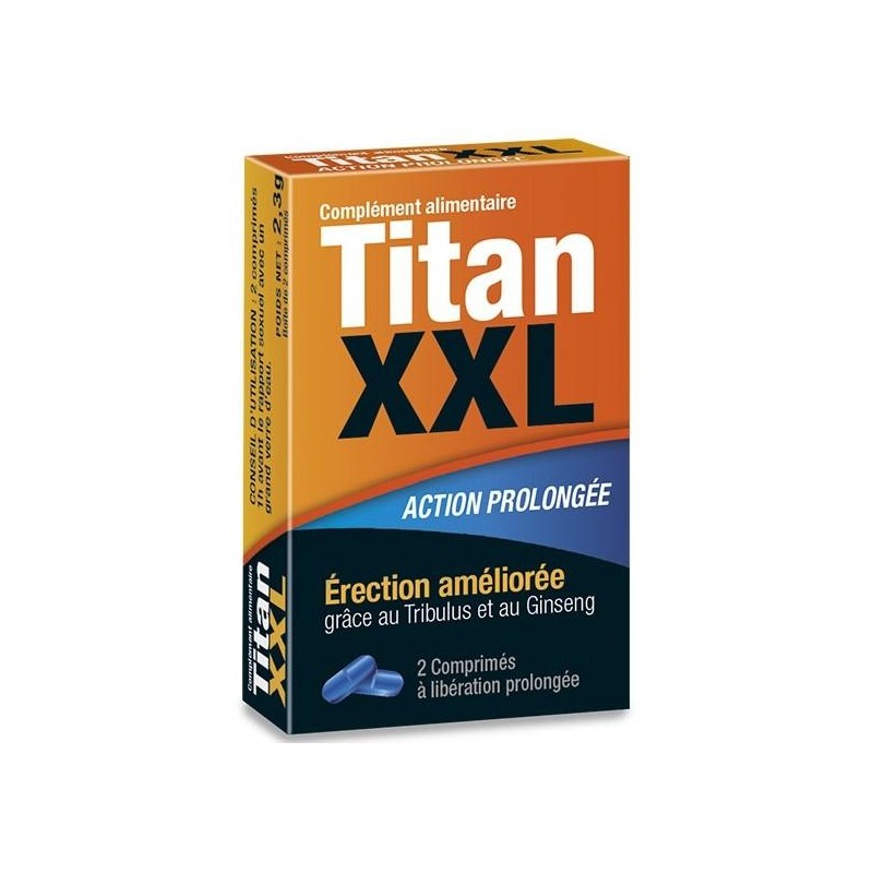 Titan XXL Stimulant Action ProlongÃ©e 2 gÃ©lules