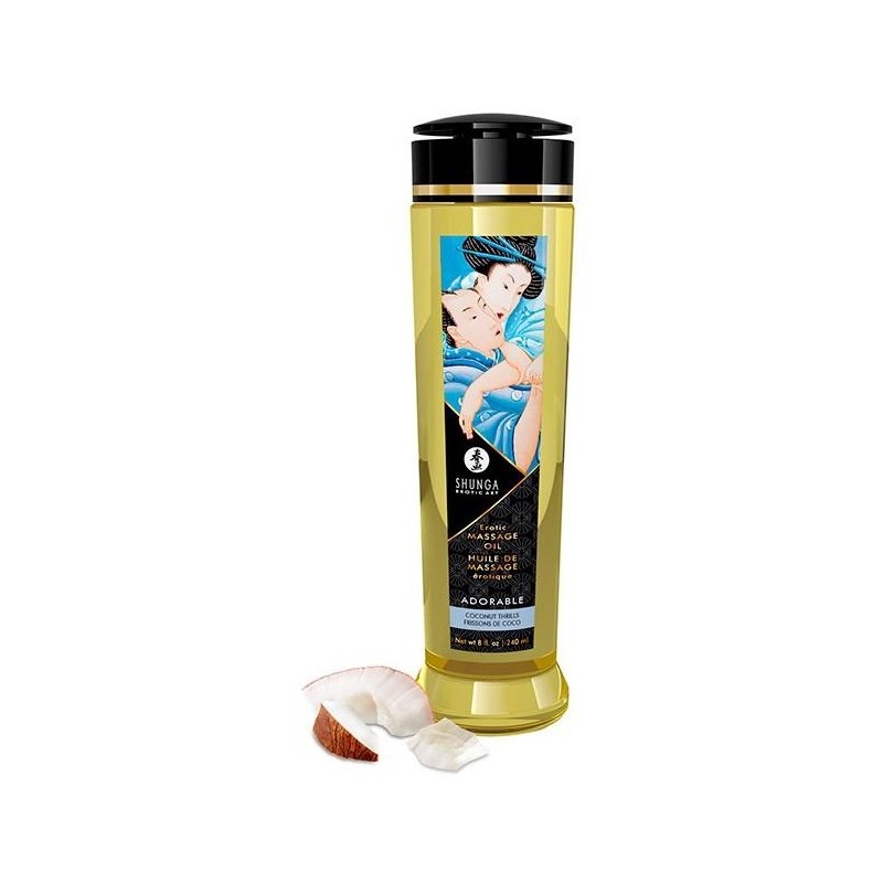 Huile de massage Adorable Frissons de Coco 240mL