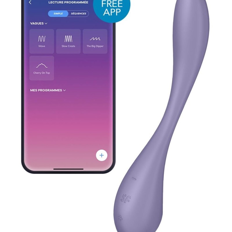 Vibro connecté G-Spot Flex 5+ Satisfyer Mauve