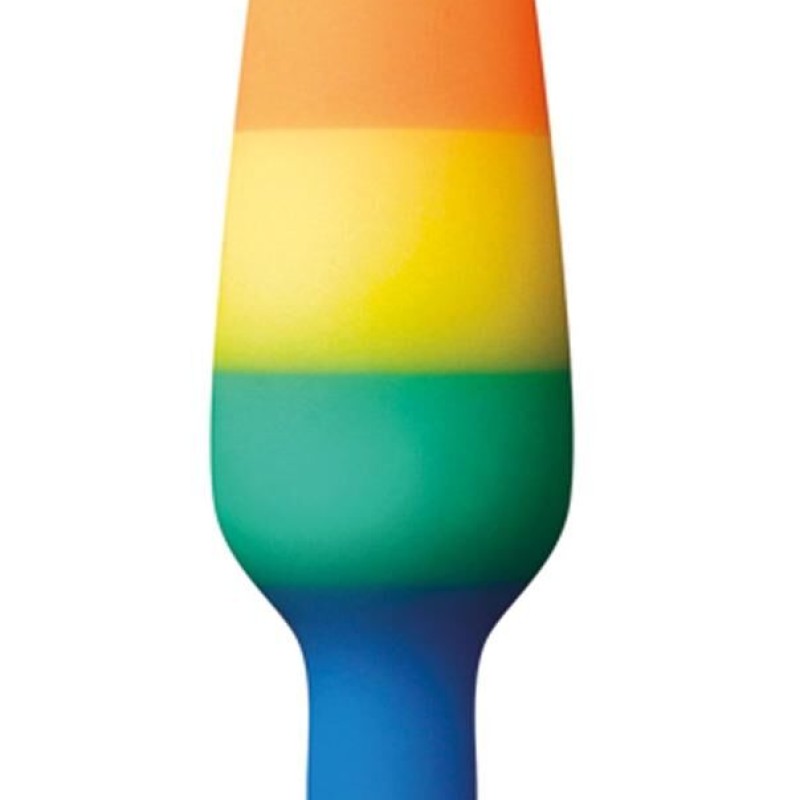 Plug en silicone Rainbow 10 x 2.8 cm