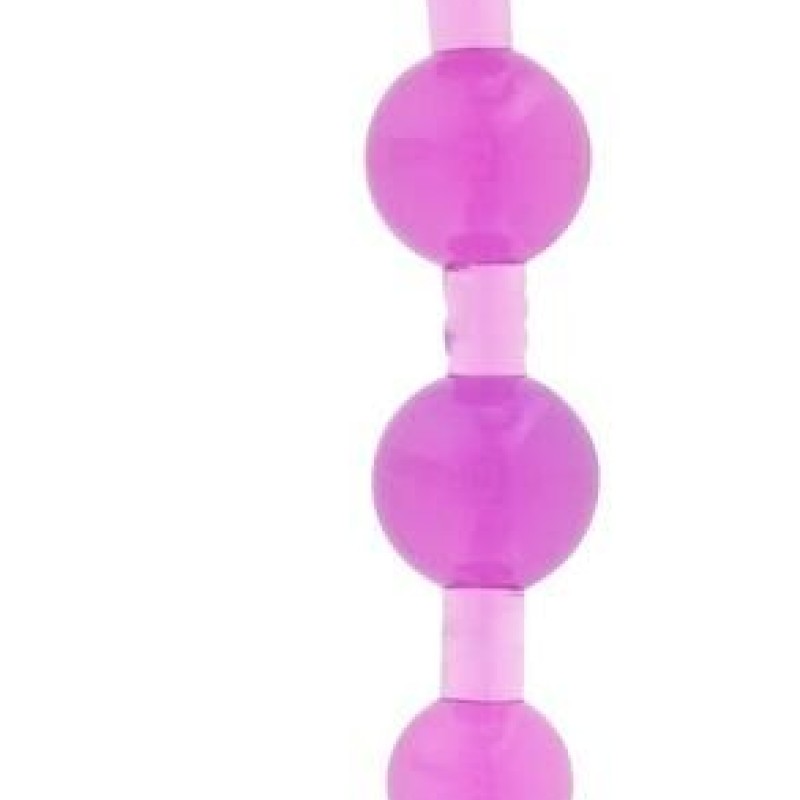 Chapelet anal Thai Toy Beads 26 x 2.4cm Fuchsia