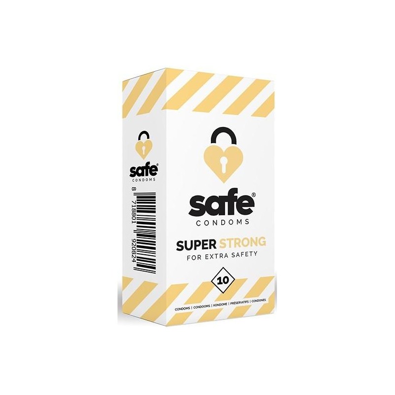 Préservatifs épais SUPER STRONG Safe x10