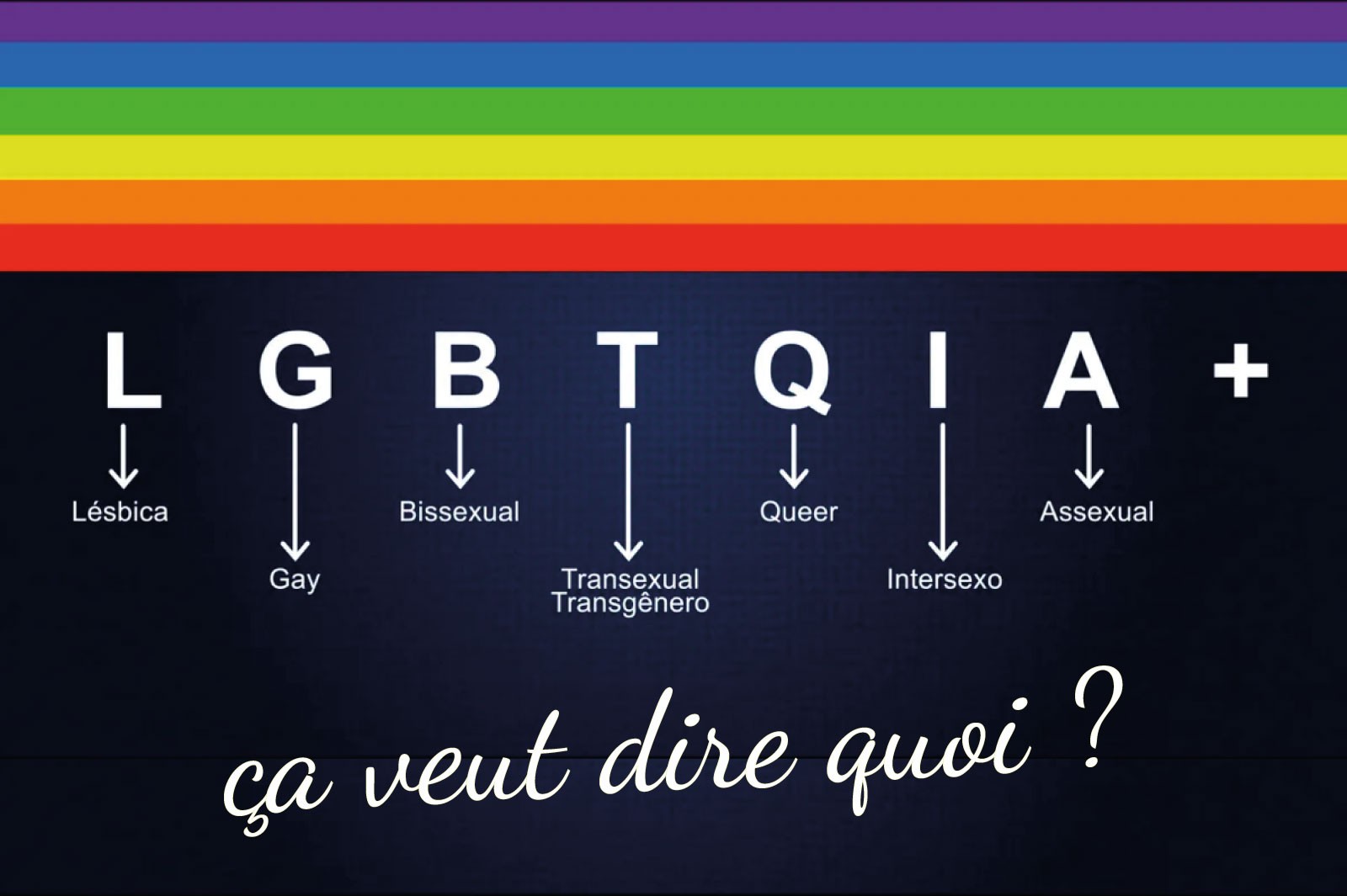 Comprendre l'acronyme LGBTQIAP+